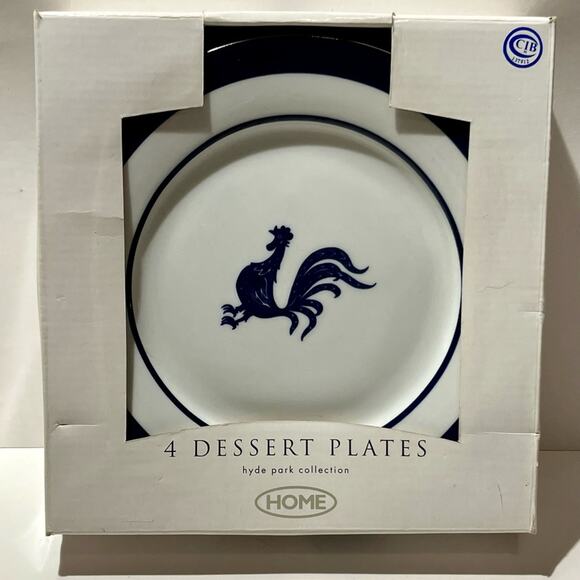 Hyde Park Collection dessert plates NWT - Picture 1 of 6